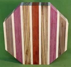 Segmented Striped Plate Blank, Set of Two ~ 8" x 1 1/2" High ~ $74.99 #924